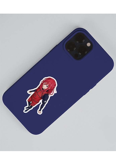 Bluelock-hyoma Chigiri-parlak Kağıt -2li Sticker Set-telefon Süsleme Blue Lock Beyaz
