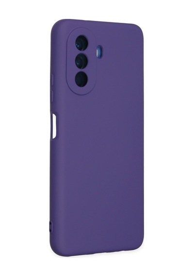 Huawei Nova Y70 Uyumlu Kılıf Nano İçi Kadife Silikon - Mor