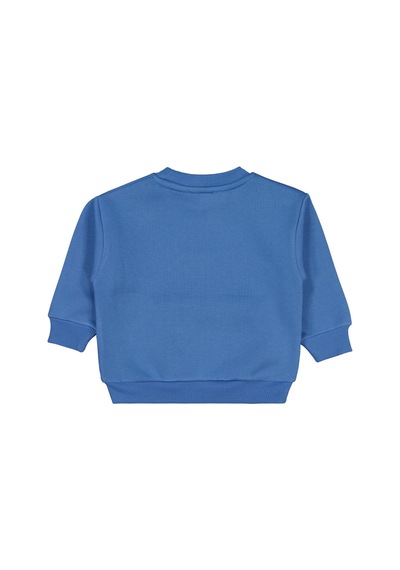 Civil Boys Üç Kafadar Baskılı-nakışlı 2-5 Yaş Sweatshirt - Mavi İndigo