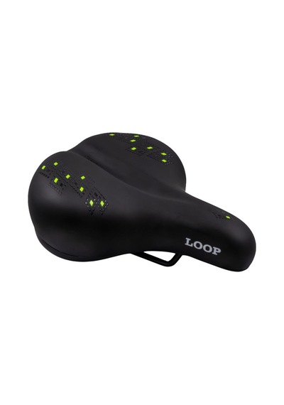 Loop Zy-9345-a Sele 255x205mm 650gr Yetişkin Mtb Geniş Bisiklet Selesi 24-26-29 Jant Uyumlu Siyah