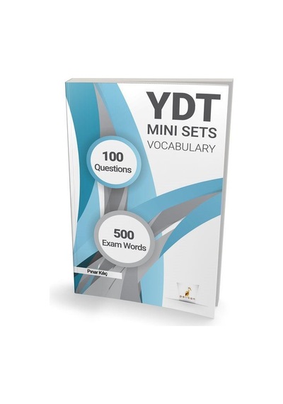 YDT İngilizce Mini Sets - Vocabulary - 100 Questions-500 Exam Words - Pınar Kılıç - Pelikan Yayınları