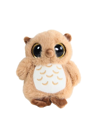 Baykuş Peluş Anahtarlık Açık Bej