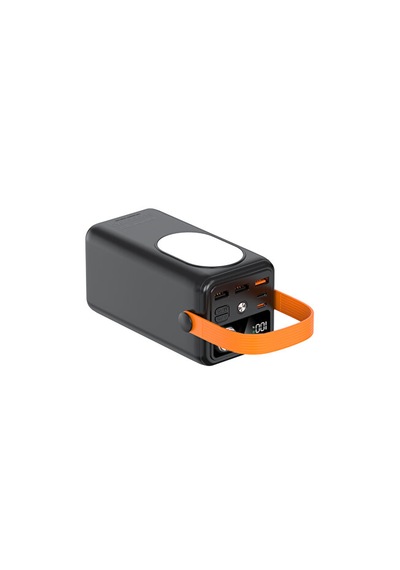 Cp-05 50.000mah 22.5w Süper Hızlı Şarj Powerbank - Dahili 4 Kablolu Ve Led Aydınlatmalı Harika Ürün Siyah