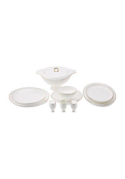 Karaca  Fine Pearl Extra Wilderness 62 Parça 12 Kişilik Yemek Takımı Gold