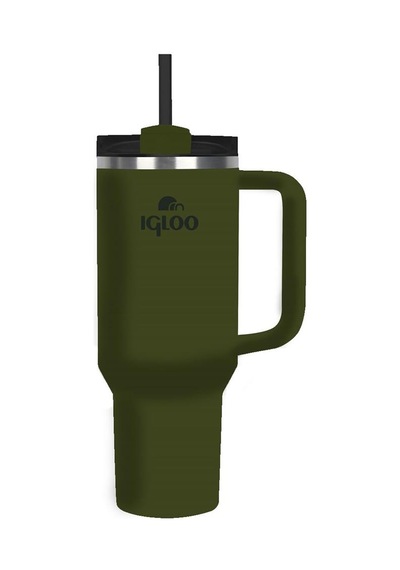 İgloo Stadler Thermo-mug 1.2 Litre Pipetli Termos Bardak Haki Haki