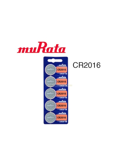Murata Cr2016 Saat Ve Cihaz İçin Pil