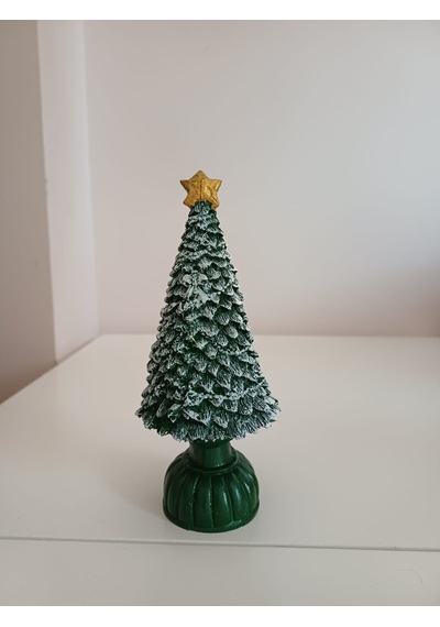 Yıldızlı El Yapımı Yılbaşı Çam Ağacı Biblosu Noel Dekoru