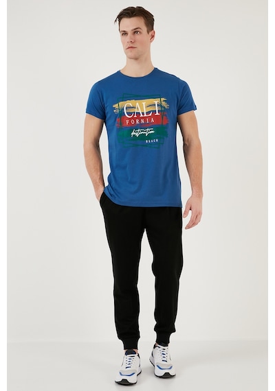 Buratti Pamuklu Slim Fit Bisiklet Yaka Erkek T Shirt 541California24 Parliament