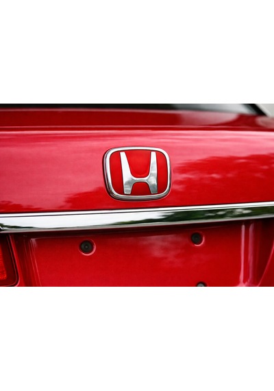 Honda Cıvıc 1992-1995 Eg Kasa Uyumlu Oem Kırmızı Arka Bagaj Logo Amblem