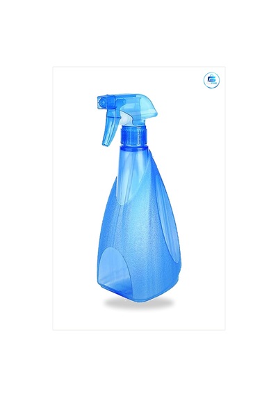 Bitki Sulama Kabı Sprey Şişesi Mavi Plastik Püskürtmeli Bahçe Çiç