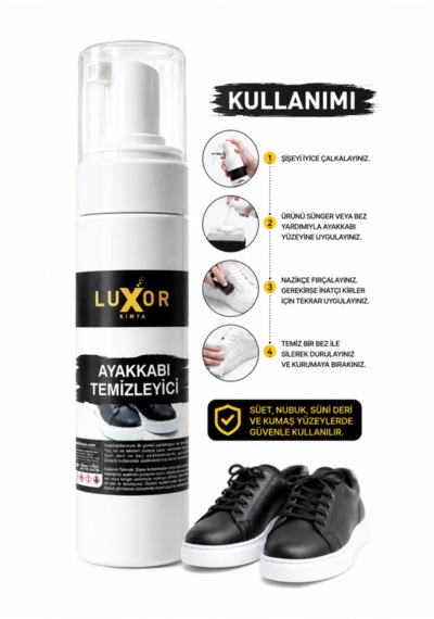 Luxor Kimya Köpüklü Ayakkabı Temizleyici Beyaz