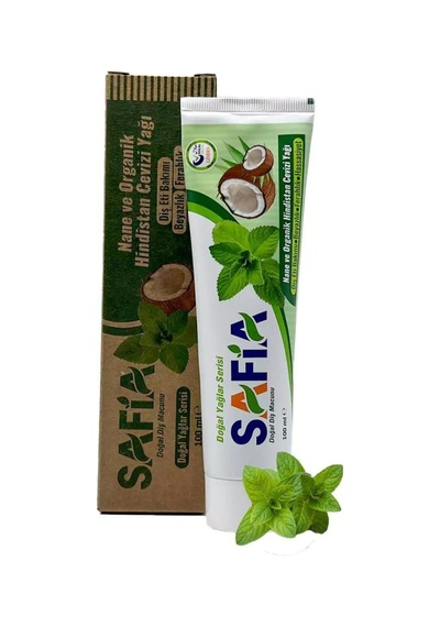 Safia Nane Ve Hindistan Cevizli Organik Diş Macunu 100 ML