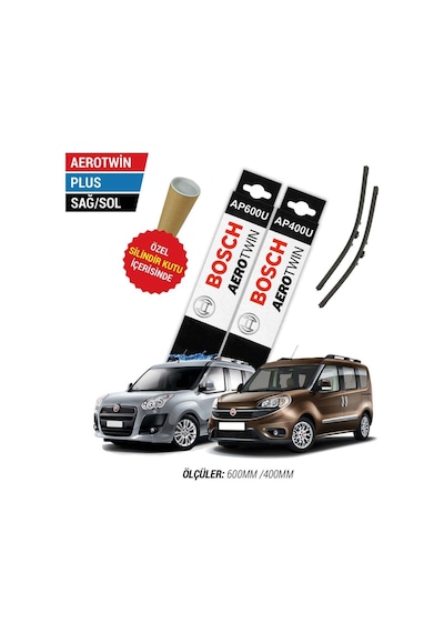 Fiat Doblo 2013 Model Silecek Takımı Ön Bosch Aerotwin Plus