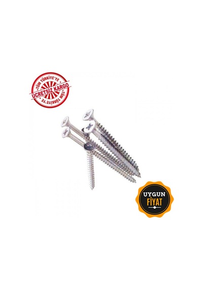 5X60 MM Sunta Ahşap Vidası 200 Adet