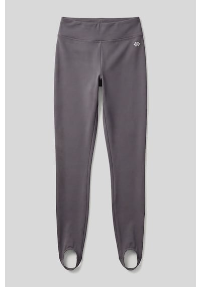 Tommy Life Koyu Gri Standart Fit Esnek Spor Performans Kadın Topuklu Tayt - 94685
