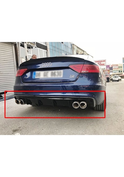 Audi A5 Difüzör Fiberglass Boyasız