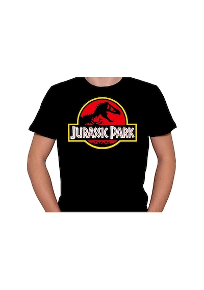 Jurassic Park Logo Dinazor Araştırmacı Tişört Unisex T-shirt 001