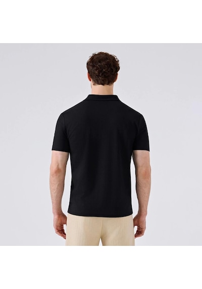 Ellesse 6sm5003-bk Polo Yaka Erkek T-shirt - Siyah Siyah