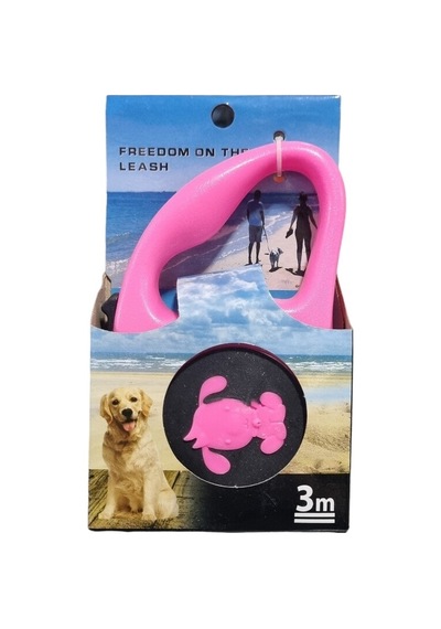 Aquahome Kedi ve Köpek Otomatik Tasma Uzatma 3 Mt Mor