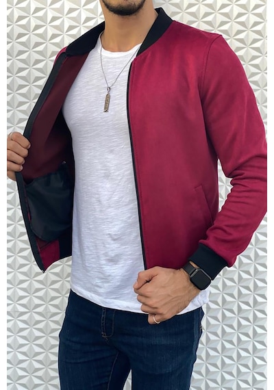 Oksit Eddy Extra Slim Fit Mevsimlik Erkek Süet Ceket