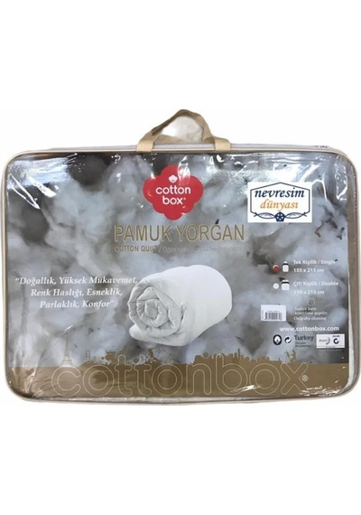 Cotton Box Pamuk Tek Kişilik Yorgan Çok Renkli
