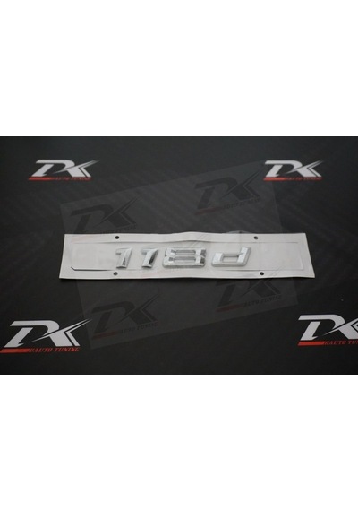 Bmw 118D Krom Metal 3M 3D Bagaj Logo Yazı Ürün