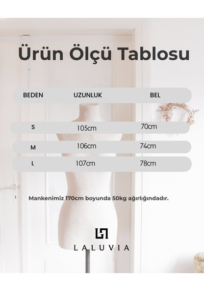 Laluvia Vizon Pileli Kemerli Cepli Bol Paça Pantolon - 2y4073
