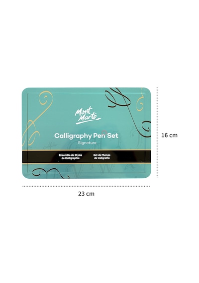Mont Marte Kaligrafi-set 33-parça Yeni Başlayanlar İçin Mükemmel Uygundur İçerir: 4 X Kaligrafi-dolma Kalem, 5 X Kaligrafi-tüy Ve Daha Fazlası İçin Harika Einstieg Kaligrafi Ve Handlettering