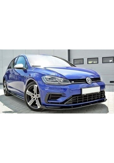 Vw Golf Mk 7.5 R Line Max Design Ön Lip Piona Black 2017 Ön