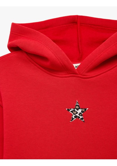 Koton Yıldız Baskılı Uzun Kollu Şardonlu Kanguru Cepli Kapşonlu Sweatshirt Kırmızı 7wkg10048ak Koton Yıldız Baskılı Uzun Kollu Şardonlu Kanguru Cepli Kapşonlu Sweatshirt Kırmızı 7wkg10048ak