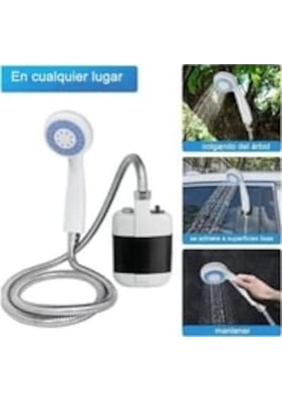 Taşınabilir Şarjlı Seyyar Duş Seti Pompa - Hortum - Duş Başlığı Diğer