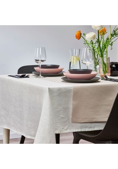 Ikea Svartsenap Servis Örtüsü, Natürel, 35x130 Cm