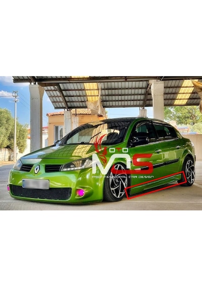Renault Megane 2 Gtx Marşpiyel Takım Fiberglass Boyasız