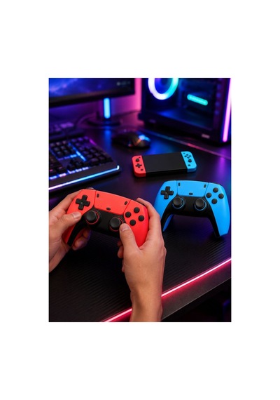 Kablosuz Retro Oyun Konsolu Hdmı Tv Bağlantılı Çift Gamepad Seti - Hs08371182-9201 Renkli