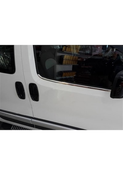 Woc Chrome Fiat Fiorino Krom Cam Çıtası 2008 Sonrası 2 Parça Pasl