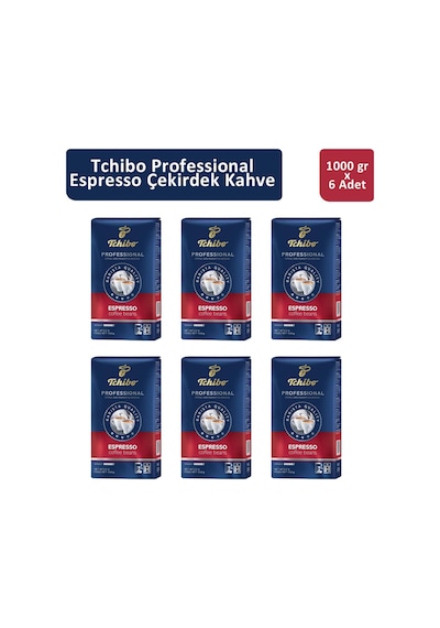 Tchibo Professional Espresso Çekirdek Kahve 6 x 1 KG