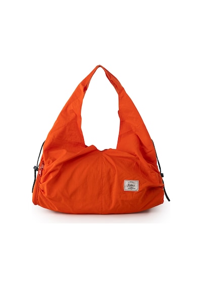 İcone Bag Icone Pliseli Fermuarlı Yoga Çantası, Fitness Çantası, Gym Heybe Görünümlü Pliseli Spor Çantası Turuncu
