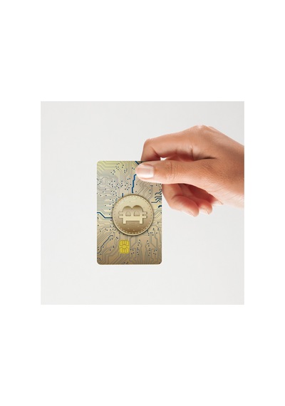 Bitcoin Gold Kart Kaplama Sticker Yüksek Kalite Suya Dayanıklı Standart