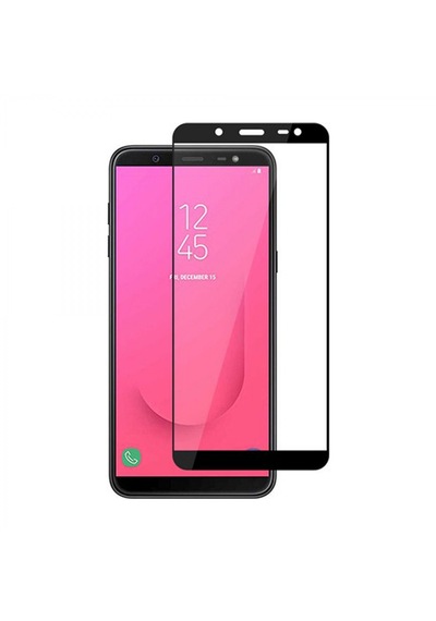 Helt Samsung Galaxy J800 J8 Uyumlu Ön Koruma Nano Ekran Koruyucu - Siyah