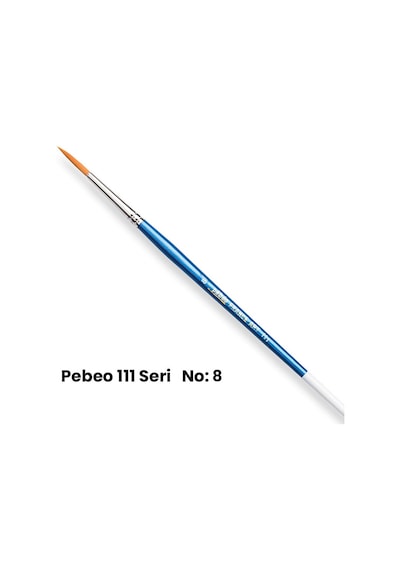 Pebeo 111 Seri Yuvarlak Uçlu Fırça No 8