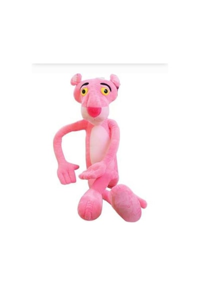 Sevimli Yaramaz Pembe Panter Peluş Uyku Arkadaşı Peluş Oyuncak Çok Renkli