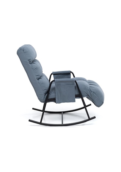 Pafu Lena Outdoor Bahçe Su Geçirmez Fonksiyonel Sallanan Koltuk - Gri-mavi