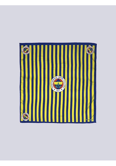 Fenerbahçe Unısex Çubuklu Fular Lacıvert-sarı
