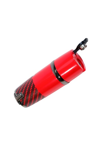 Cohiba 3 Torch Pürmüz Kırmızı-siyah Desenli Metal Puro Çakmağı - Tr9246