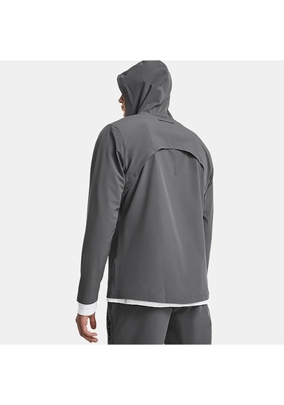 Under Armour Outrun The Erkek Gri Koşu Ceketi 1376794 Gri