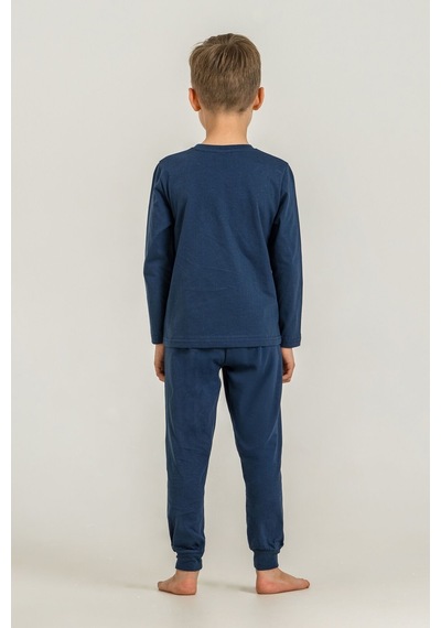 Rolypoly Erkek Çocuk Mavi Guide To Dinos Uzun Kol Pijama Takım Rp3861-c-v1 Rp3861-c-v1