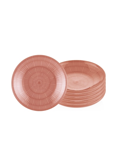 The Mia Noon Yemek Tabağı 6lı Somon 20 Cm