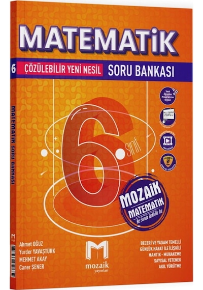 Mozaik Yayınları 6. Sınıf Matematik Soru Bankası