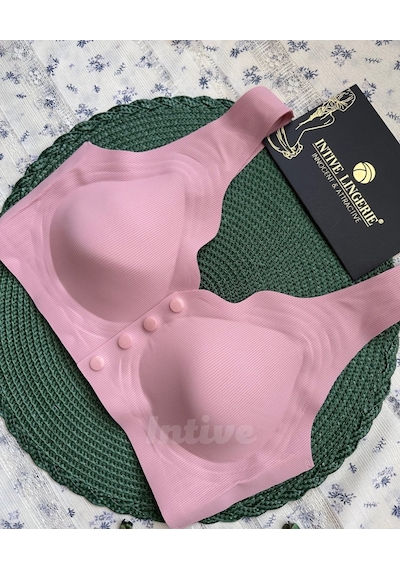 Elise İthal Fitilli Önü Çıtçıt Düğmeli Açılabilen Üstün Kalite Di Pudra Pembe