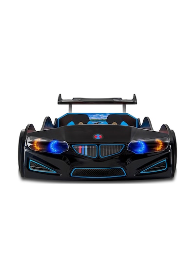 Bmw - M7 - Siyah Arabalı Yatak Araba Karyola Siyah